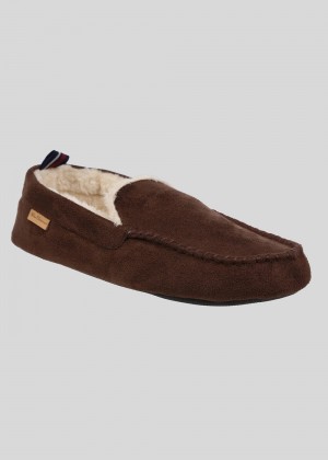 Ben Sherman Casa Cartegena Moccasin Slipper Brown | 1405286-DA