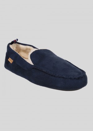 Ben Sherman Casa Cartegena Moccasin Slipper Navy | 0758421-AR