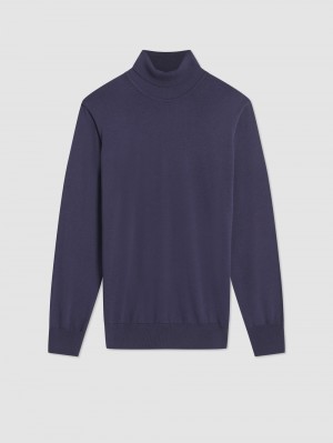 Ben Sherman Signature Roll Neck Knitwear Purple | 2614589-IS