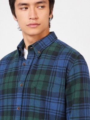 Ben Sherman Signature Tartan Check Shirts Green | 4027536-QR