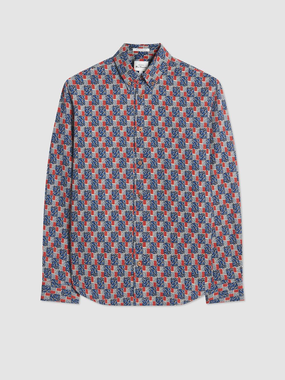 Ben Sherman 1950s Checkerboard Shirts Indigo | 5782140-GK