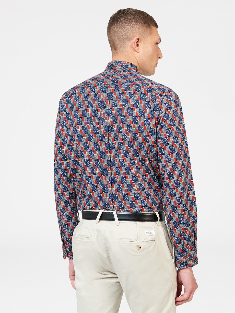 Ben Sherman 1950s Checkerboard Shirts Indigo | 5782140-GK