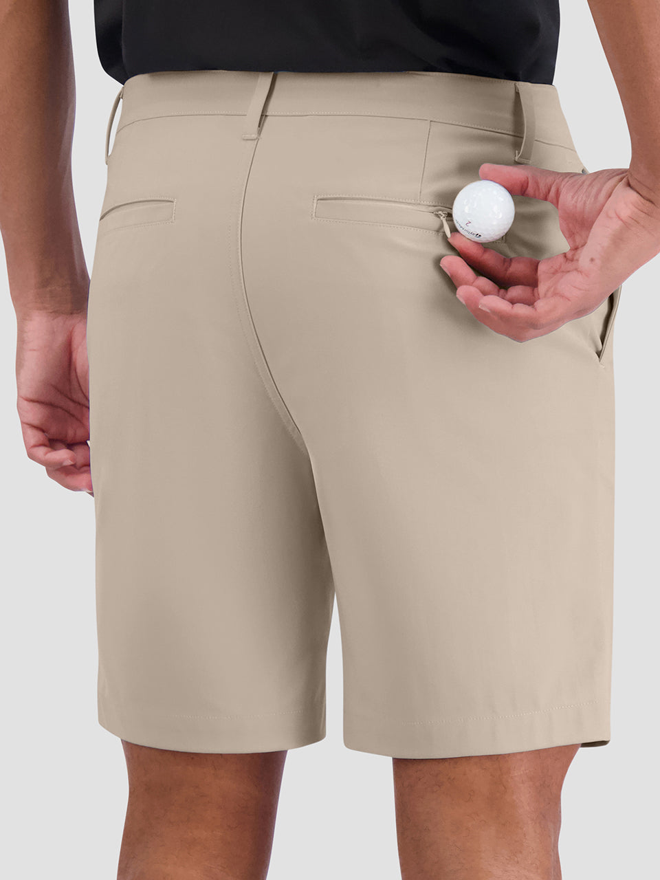 Ben Sherman 4Way Stretch Tech Shorts Khaki | 8653490-SK