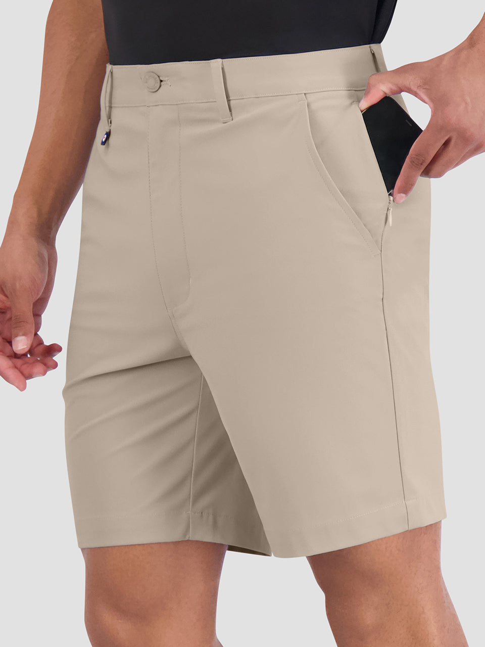 Ben Sherman 4Way Stretch Tech Shorts Khaki | 8653490-SK