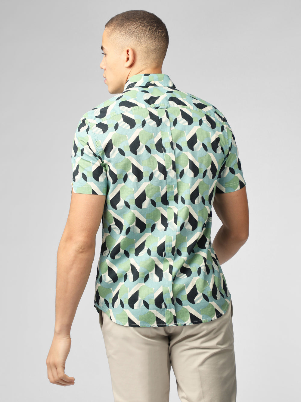 Ben Sherman Art Deco Shirts Green | 6509327-TI