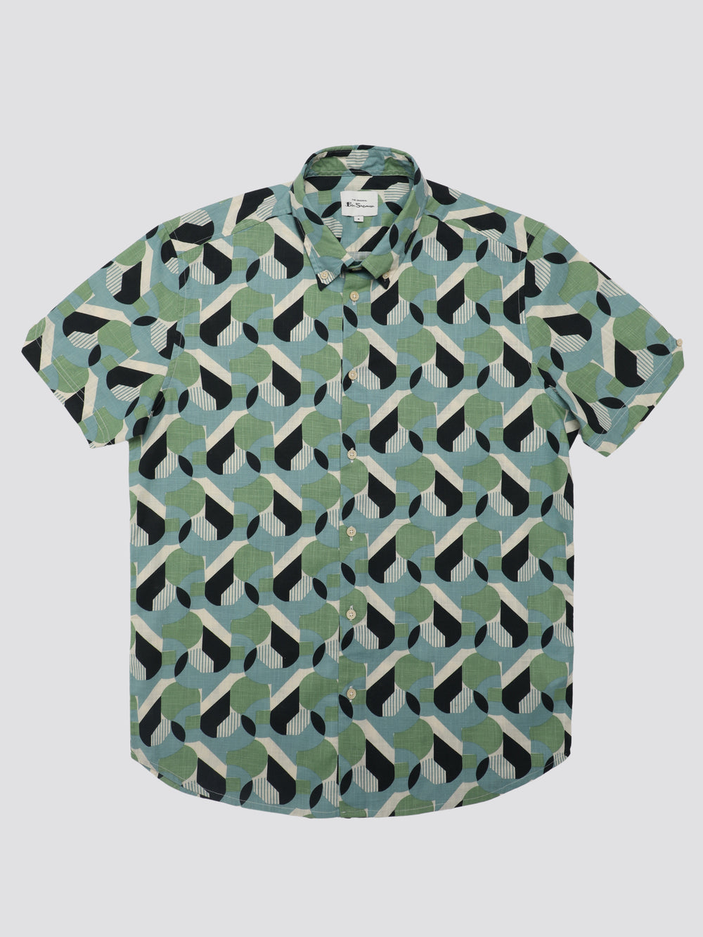 Ben Sherman Art Deco Shirts Green | 6509327-TI