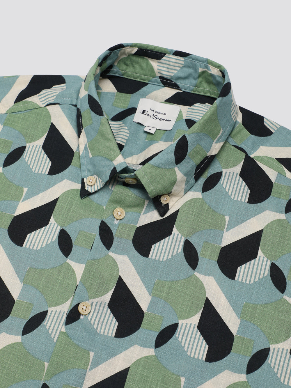 Ben Sherman Art Deco Shirts Green | 6509327-TI