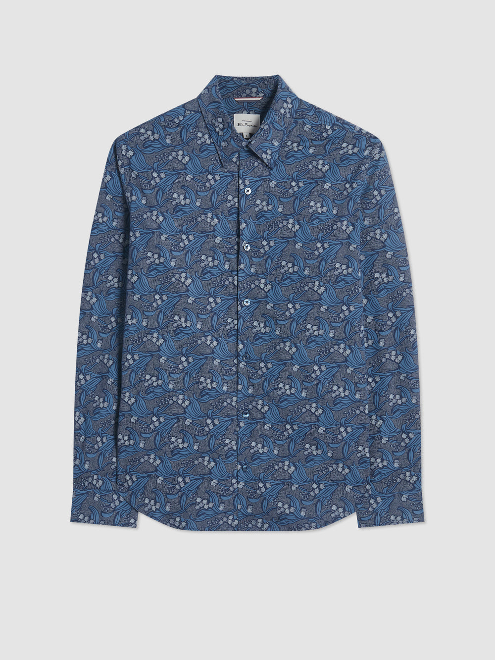 Ben Sherman Art Nouveau Floral Shirts Navy | 0853729-YE