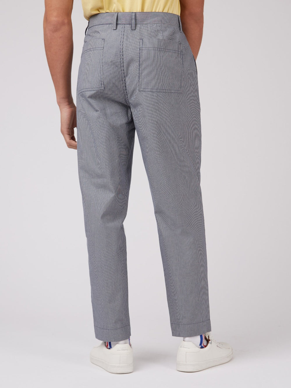 Ben Sherman B by Ben Sherman Cotton Taper Pants Blue Grey | 1643280-EV