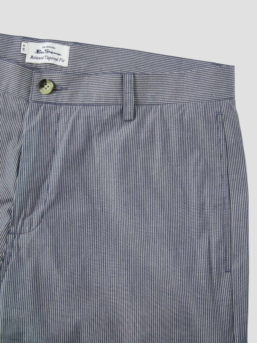 Ben Sherman B by Ben Sherman Cotton Taper Pants Blue Grey | 1643280-EV