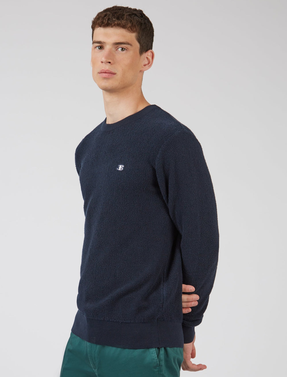 Ben Sherman B by Ben Sherman Crewneck Knitwear Navy | 7426509-QP