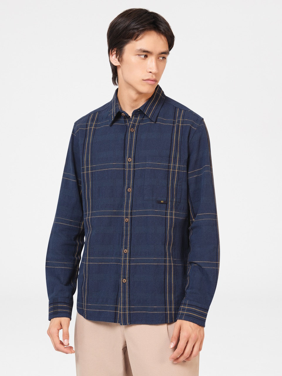 Ben Sherman B by Ben Sherman Indigo Check Shirts Indigo | 9680325-LR