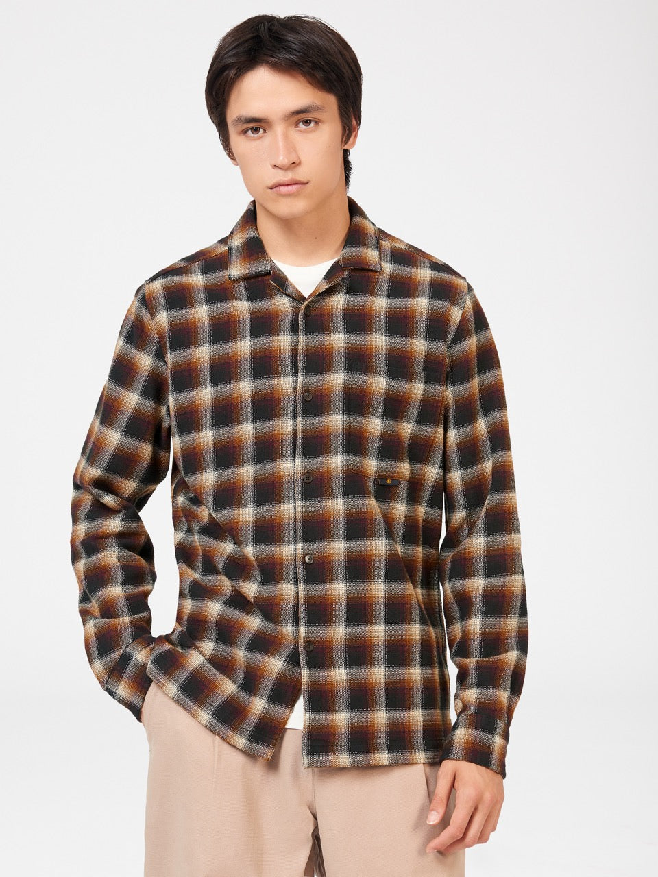 Ben Sherman B by Ben Sherman Ombre Check Shirts Brown | 2078546-OM