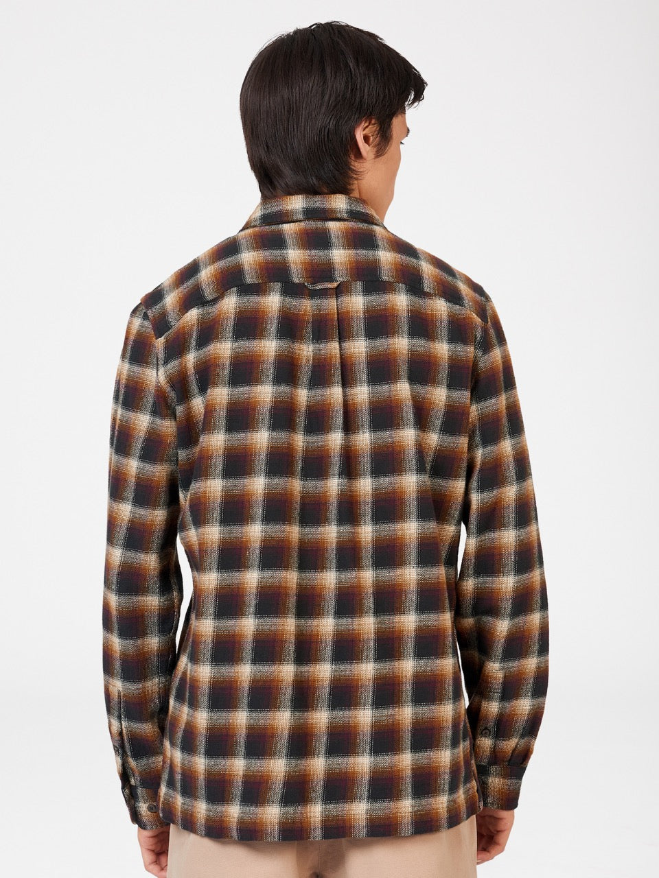 Ben Sherman B by Ben Sherman Ombre Check Shirts Brown | 2078546-OM