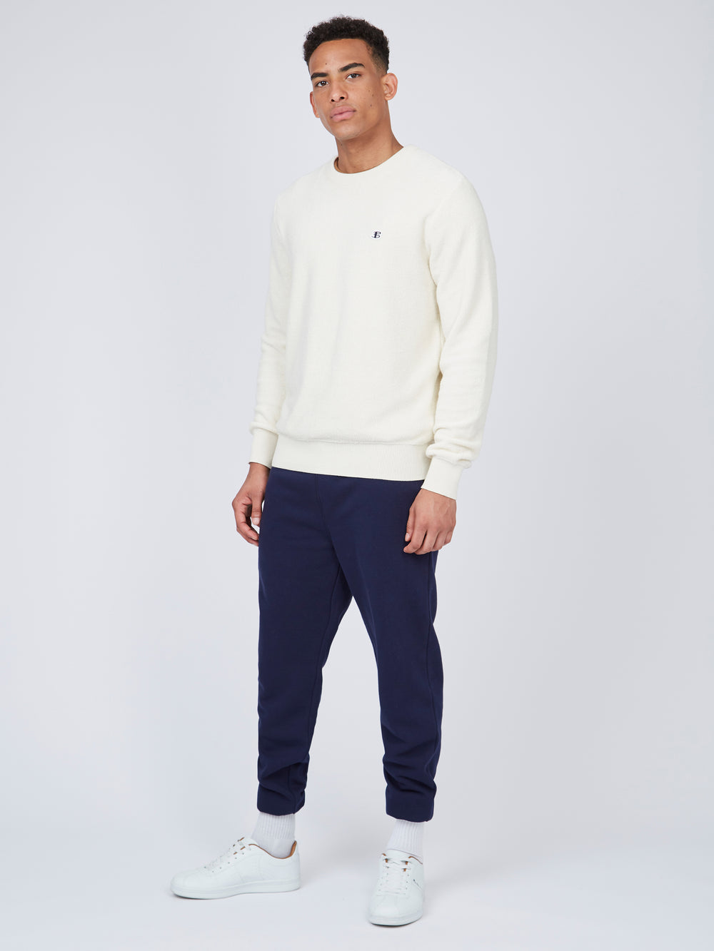 Ben Sherman B by Ben Sherman Textured Knitwear White | 2856049-UA