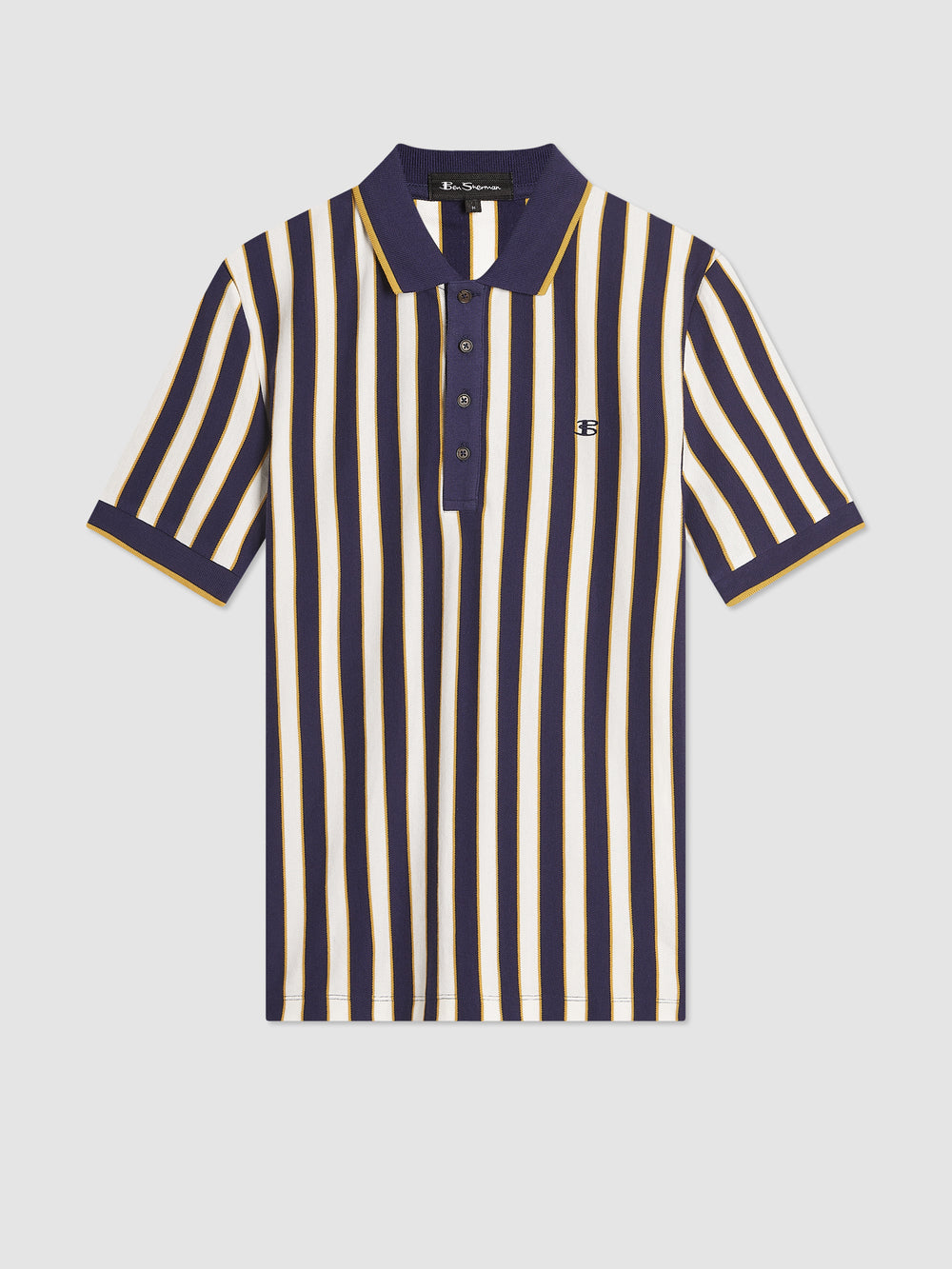 Ben Sherman B by Ben Sherman Vertical Stripe Polo Shirts Purple | 7913504-YK