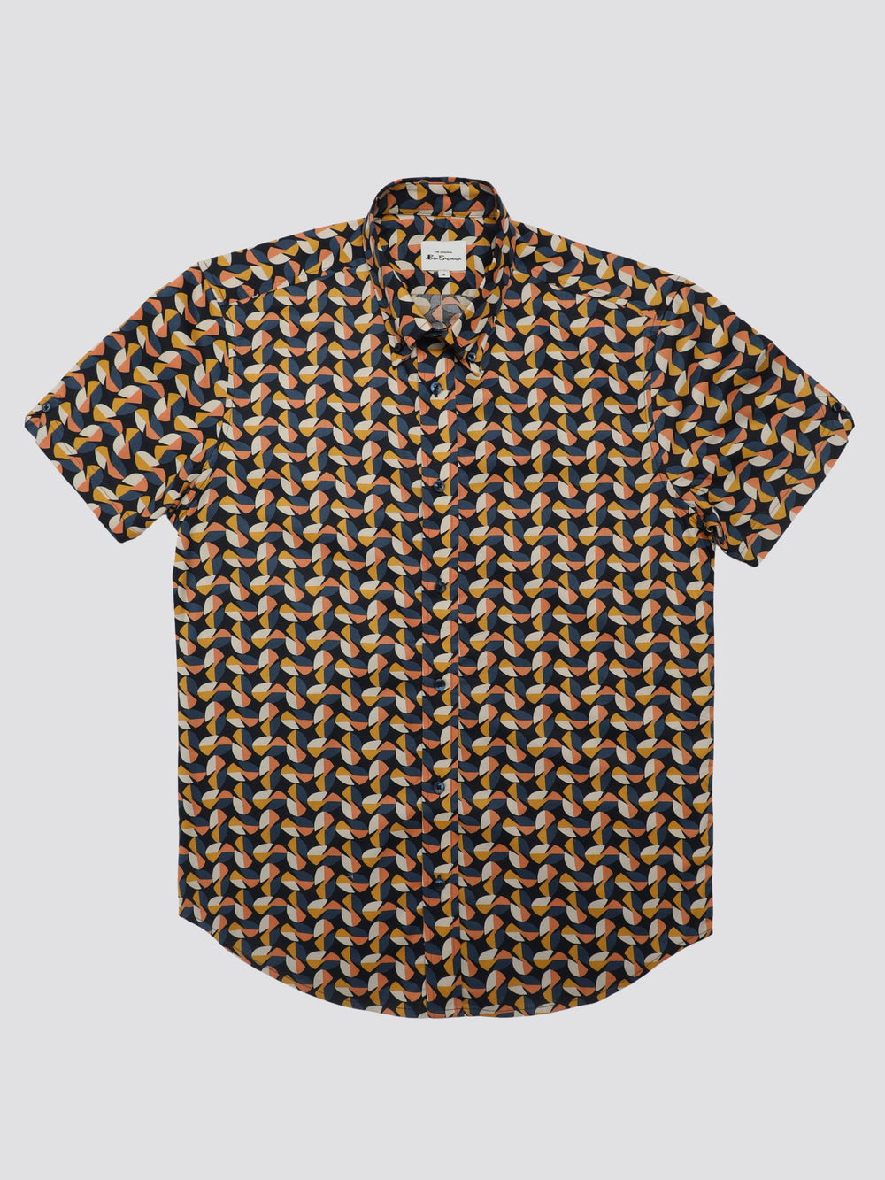 Ben Sherman Bahaus Geo Shirts Yellow | 0681974-BY