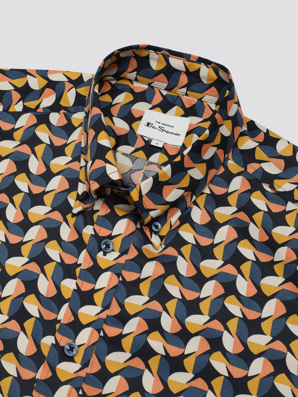 Ben Sherman Bahaus Geo Shirts Yellow | 0681974-BY