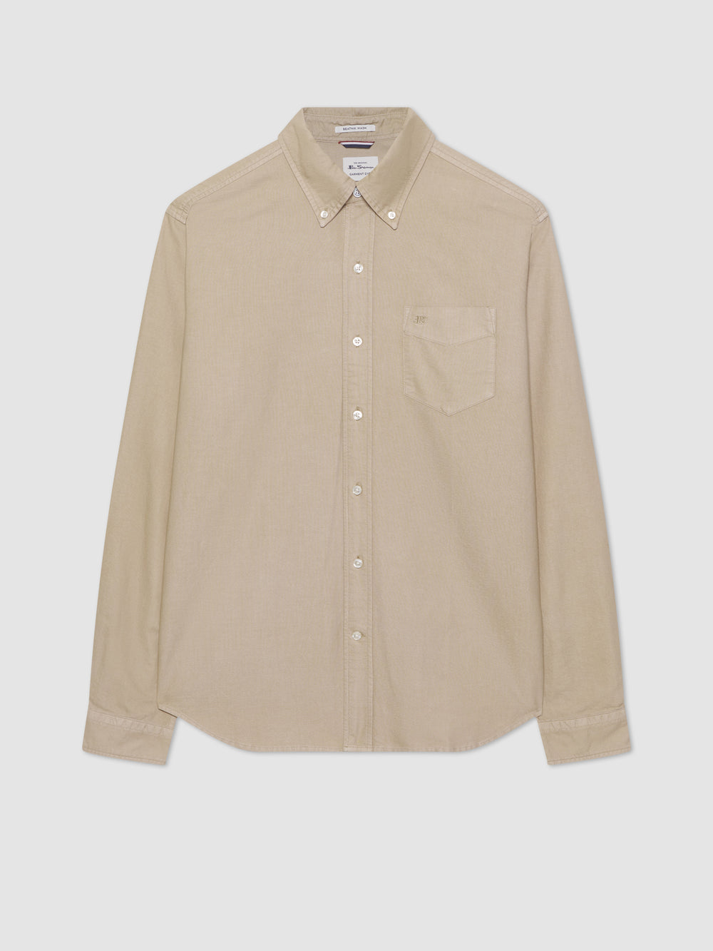 Ben Sherman Beatnik Oxford Garment Dye Shirts Grey | 0359176-RL