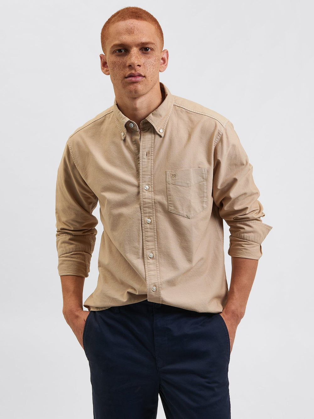 Ben Sherman Beatnik Oxford Garment Dye Shirts Grey | 0359176-RL