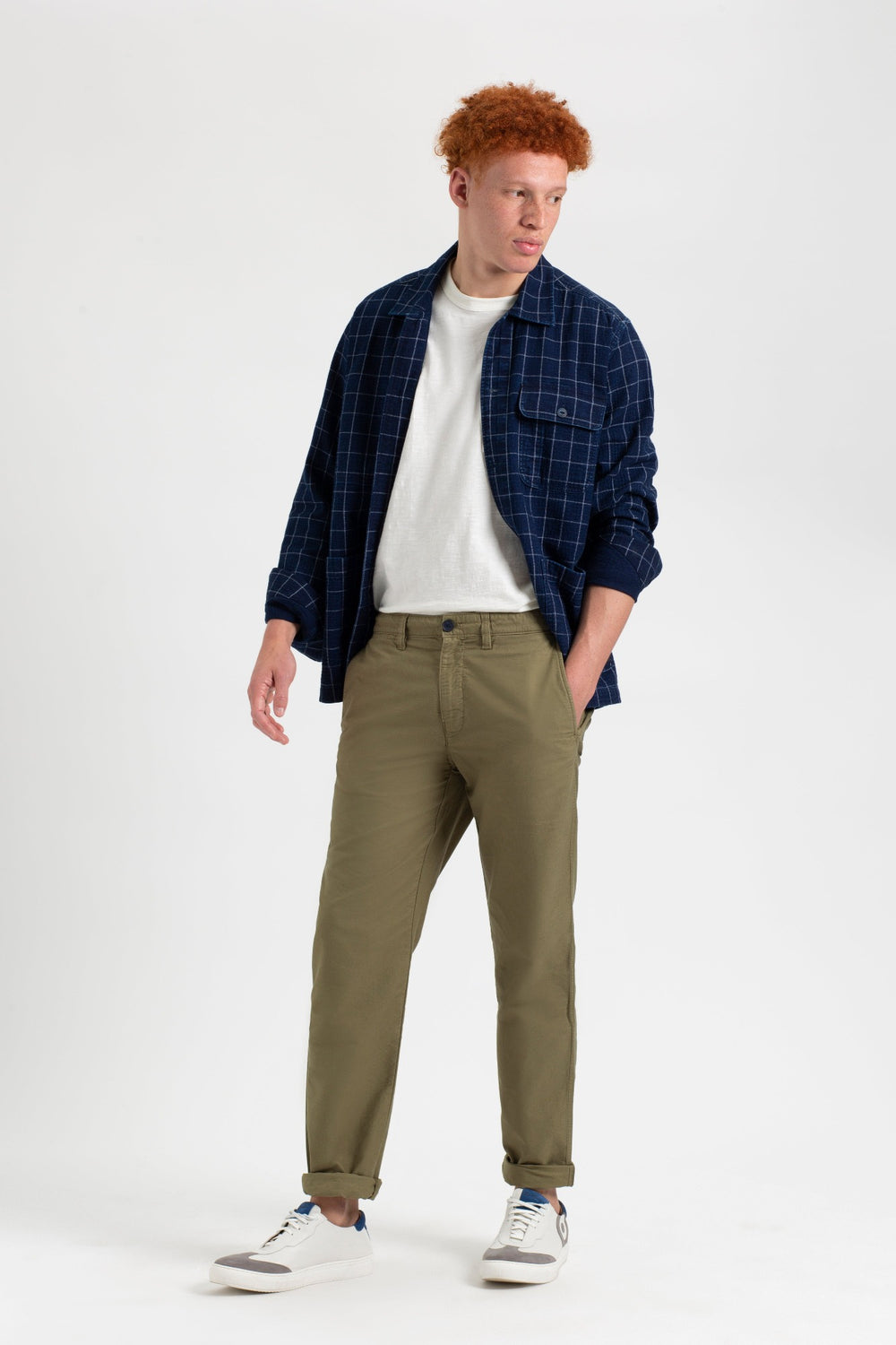 Ben Sherman Beatnik Oxford Slim Taper Garment Dye Chino Pants Light Olive | 4276890-BT