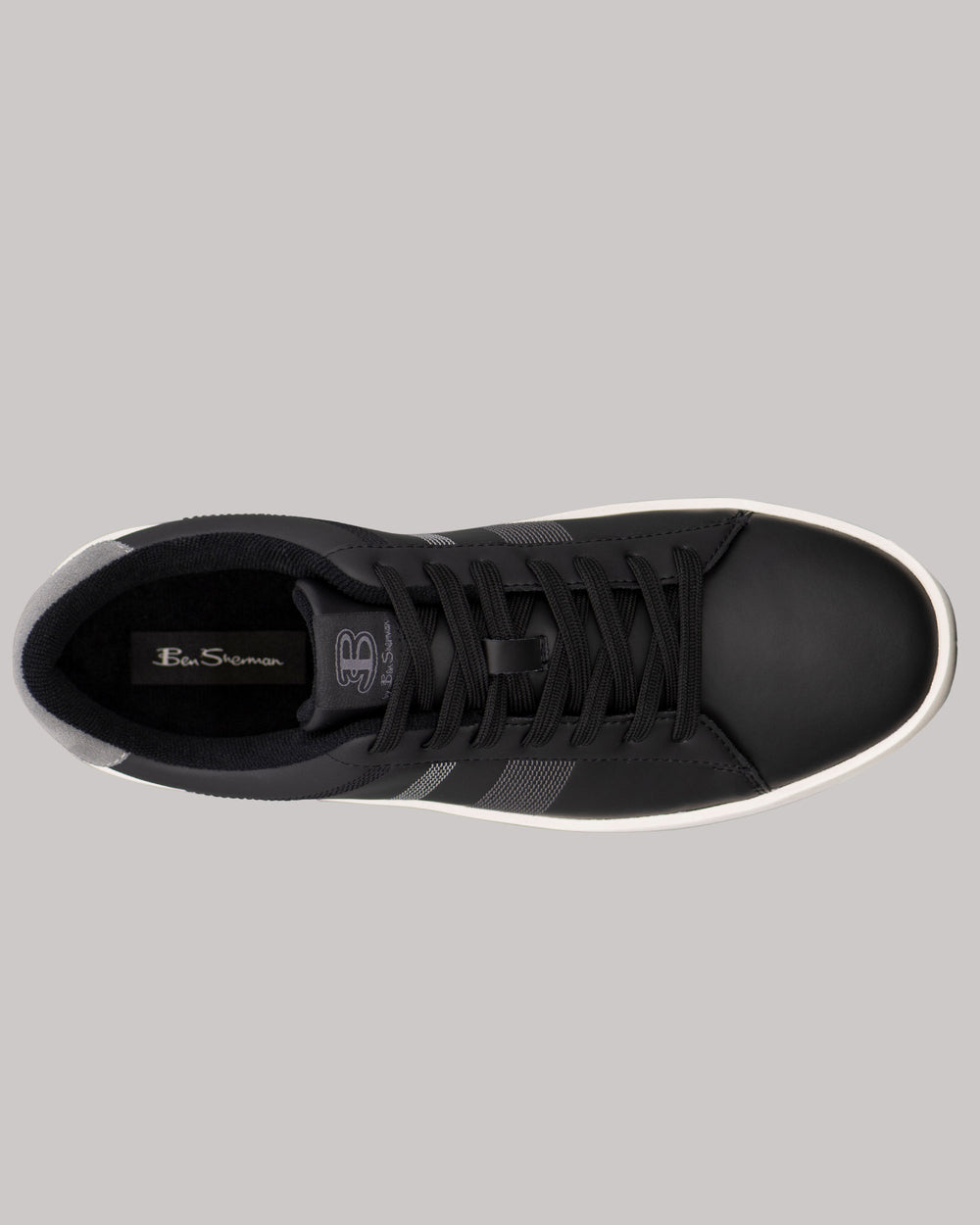 Ben Sherman Boxwell Sneakers Black / White / Grey | 5842970-NL