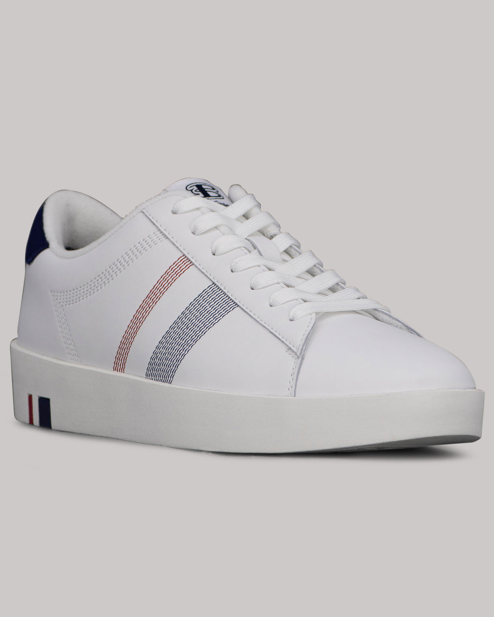 Ben Sherman Boxwell Sneakers White / Navy / Red | 8945137-MN