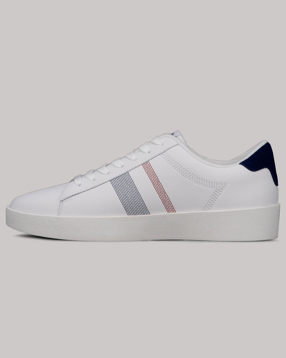 Ben Sherman Boxwell Sneakers White / Navy / Red | 8945137-MN