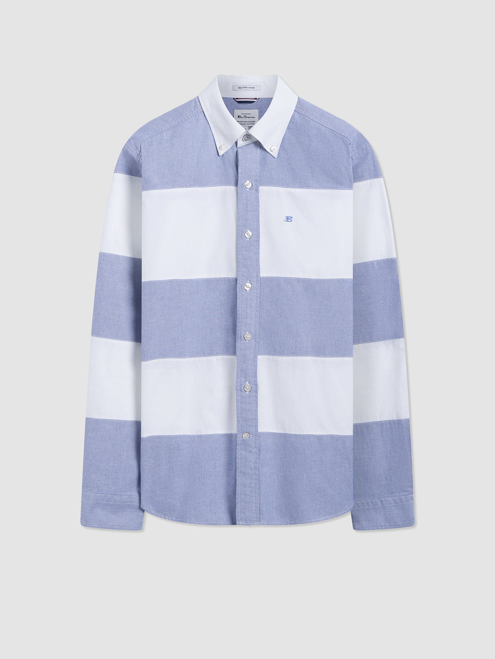 Ben Sherman Brighton Oxford Organic Garment Dye Rugby Shirts Navy | 0259831-UO