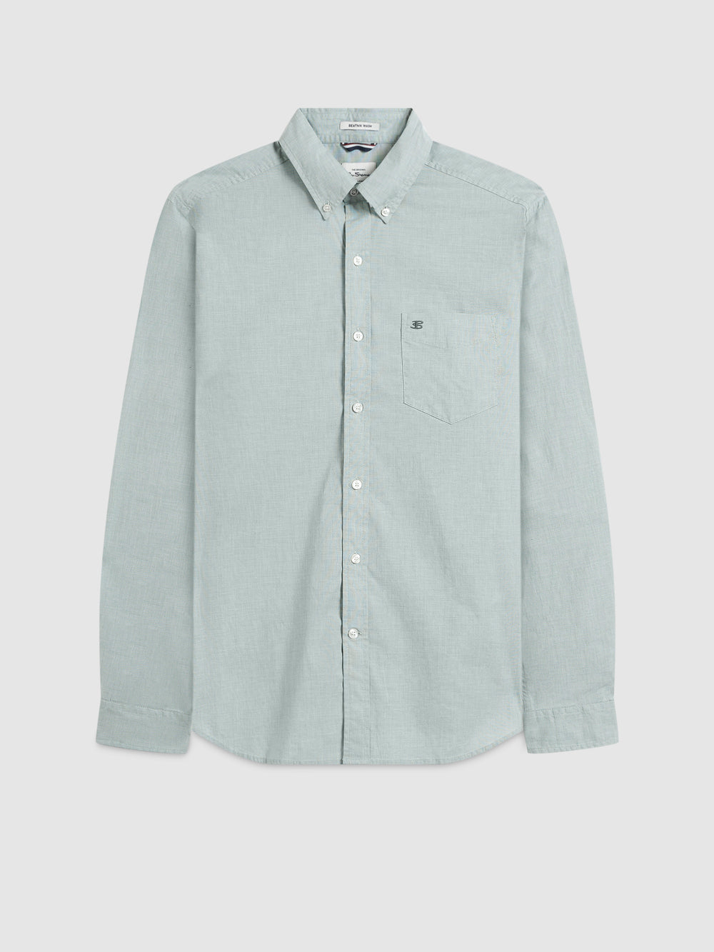 Ben Sherman Brighton Oxford Organic Green Shirts Green | 5730492-WD