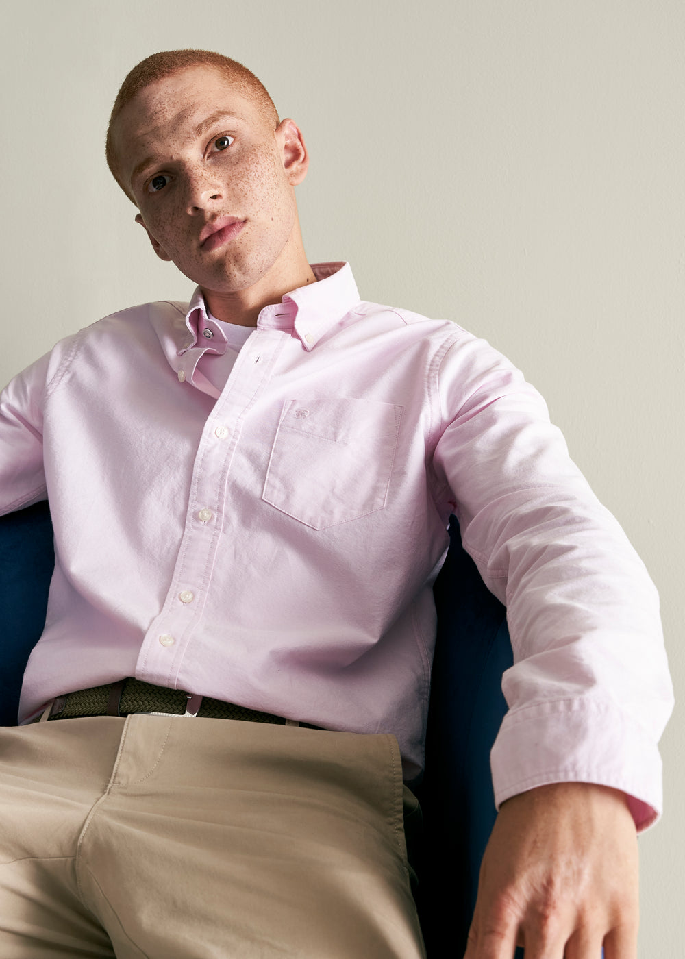 Ben Sherman Brighton Oxford Organic Shirts Pink | 2376510-WD