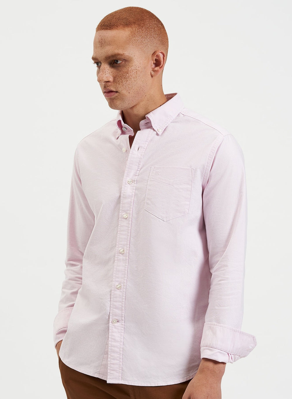 Ben Sherman Brighton Oxford Organic Shirts Pink | 2376510-WD