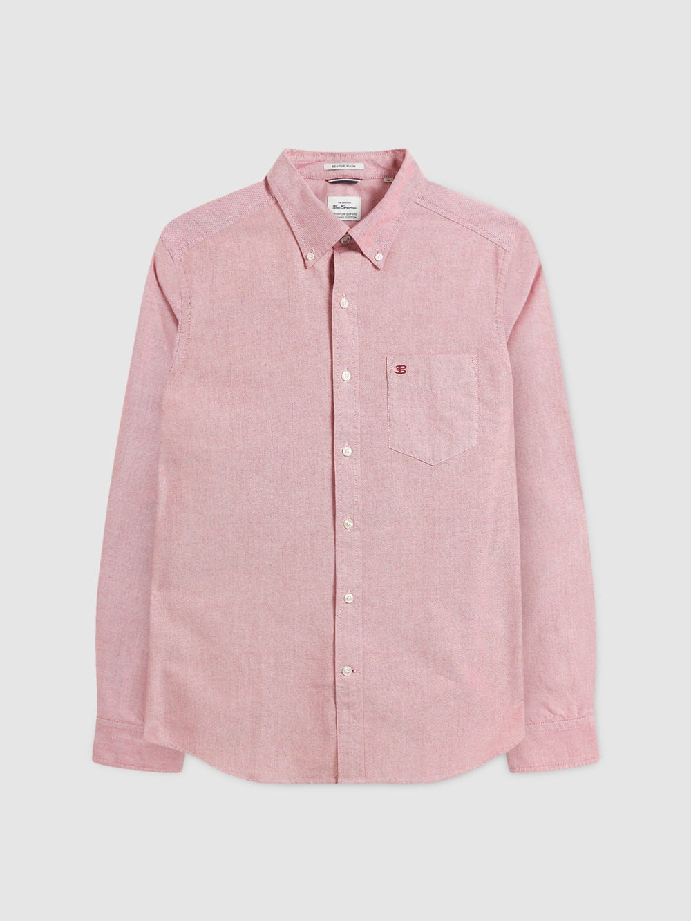 Ben Sherman Brighton Oxford Organic Shirts Light Red | 5624189-AQ