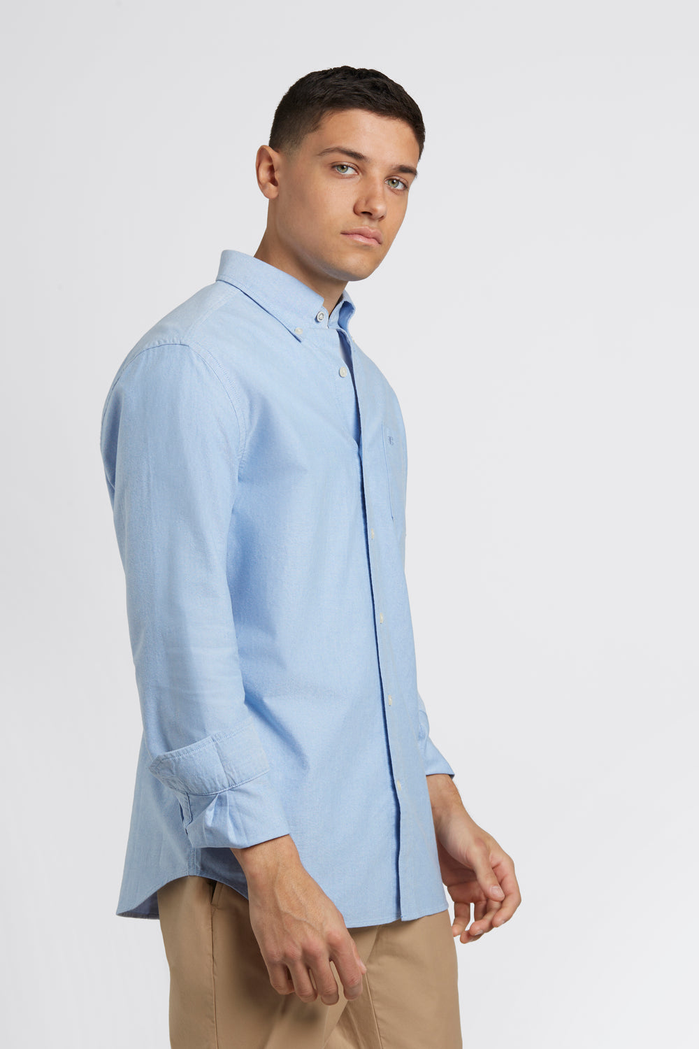 Ben Sherman Brighton Oxford Organic Shirts Blue | 2049815-DQ