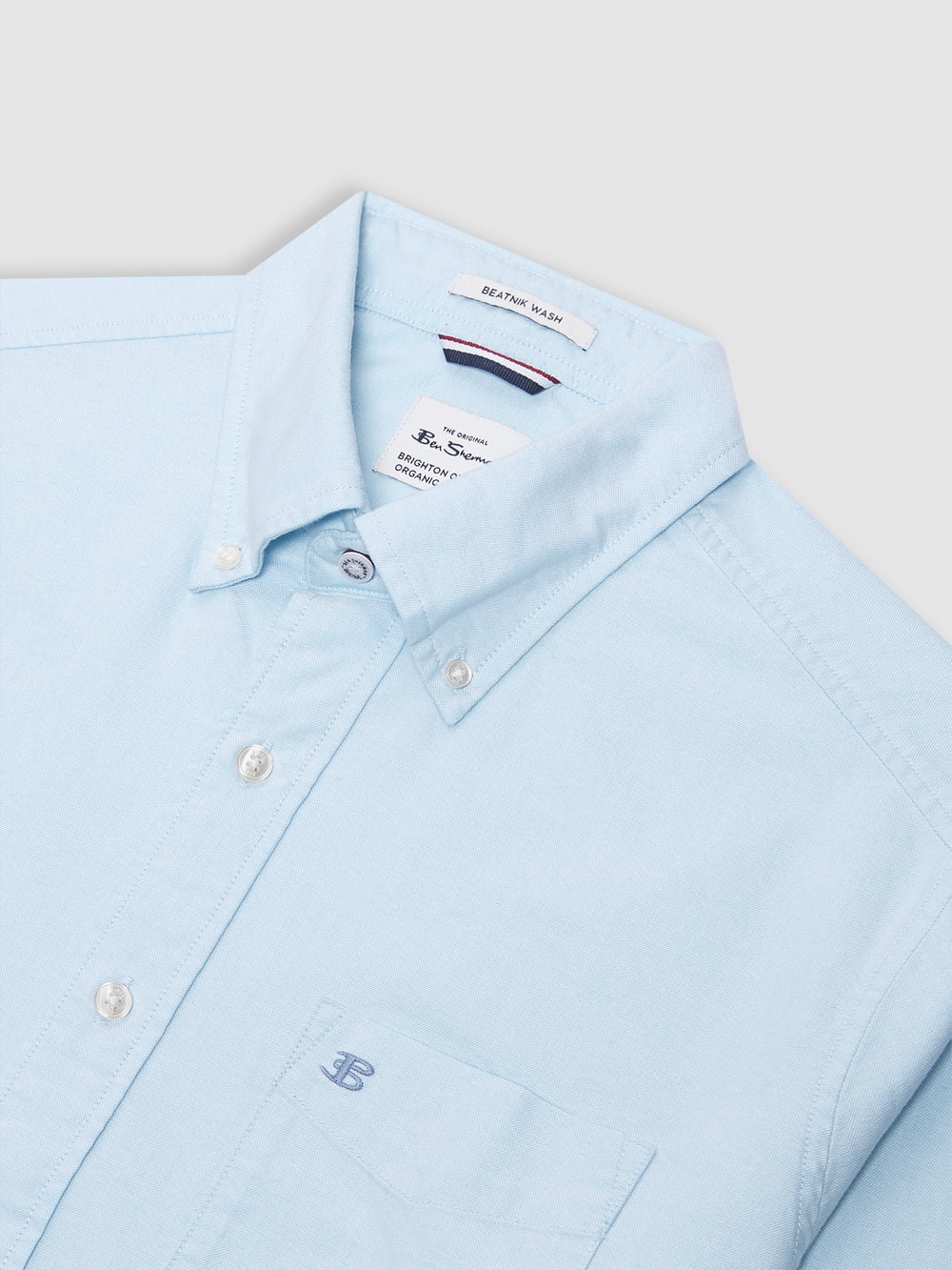 Ben Sherman Brighton Oxford Organic Shirts Blue | 7924618-KQ