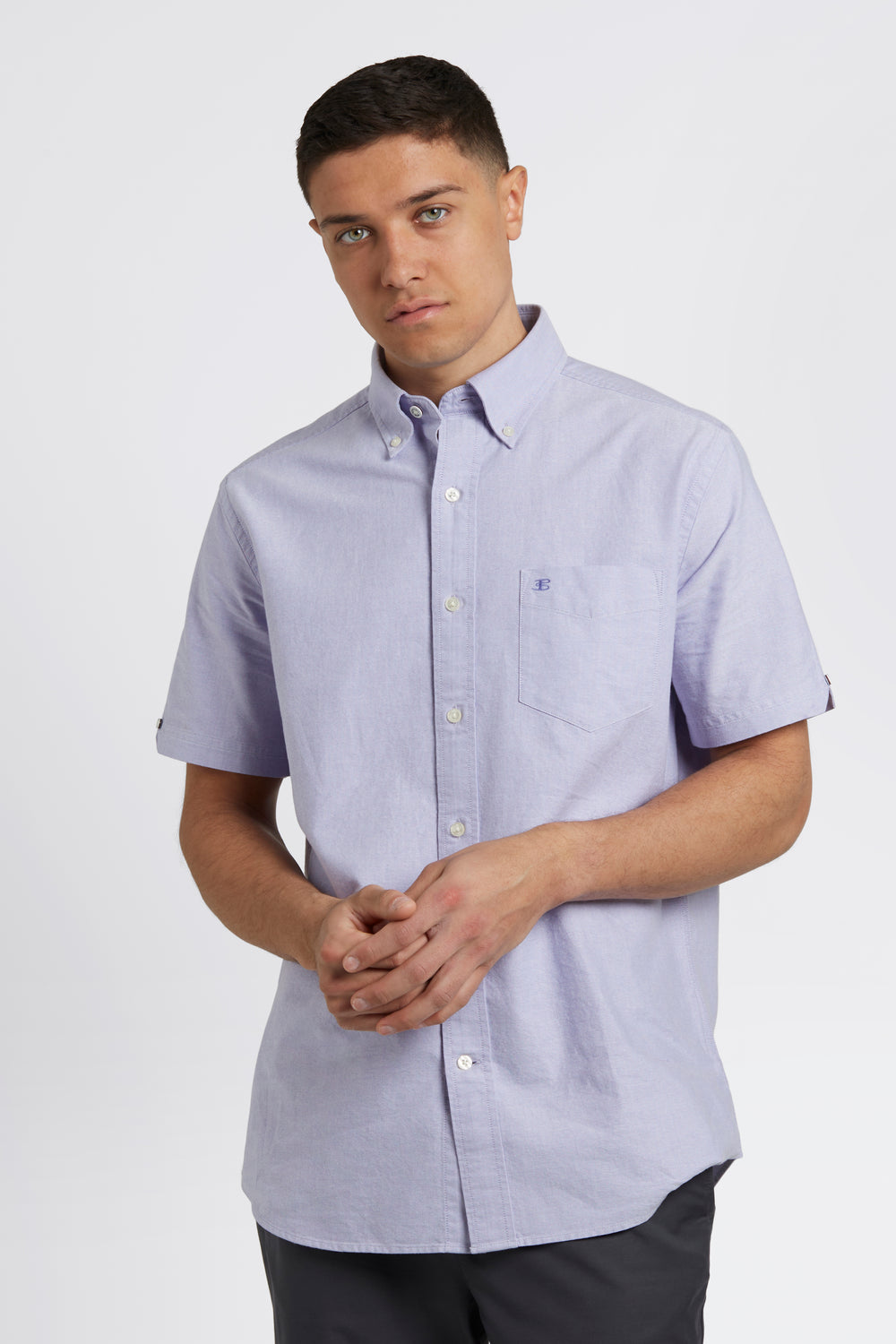 Ben Sherman Brighton Oxford Shirts Purple | 8745326-OZ