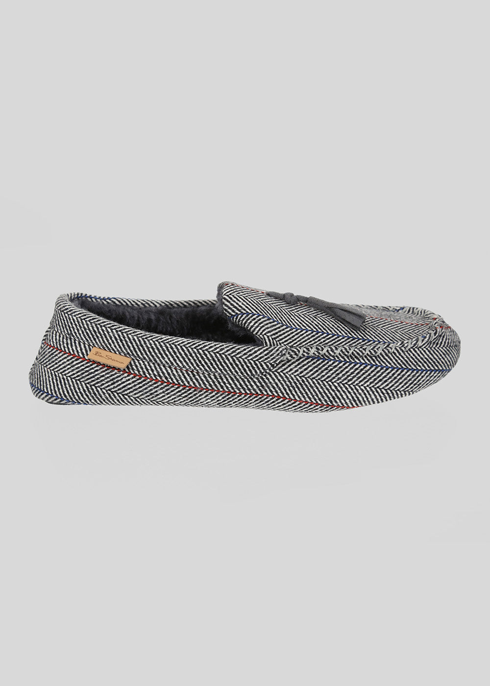 Ben Sherman Cliveden House Moccasin Slipper Grey | 5812394-FM