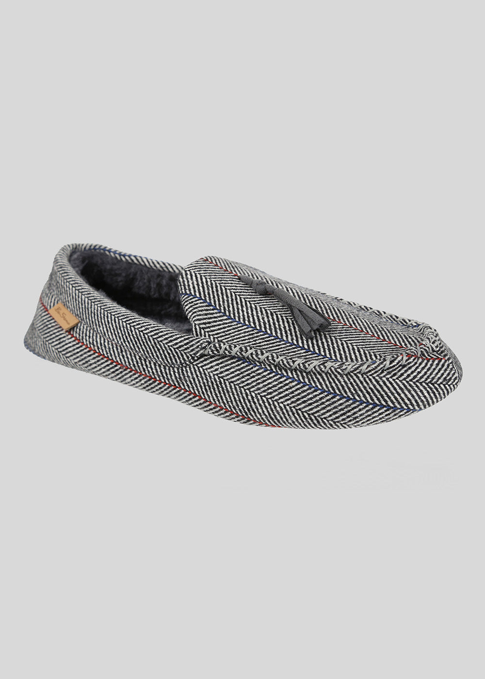 Ben Sherman Cliveden House Moccasin Slipper Grey | 5812394-FM