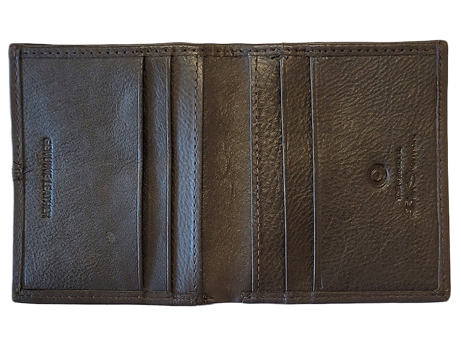 Ben Sherman Coles Leather Micro Wallets Brown | 5071496-MJ