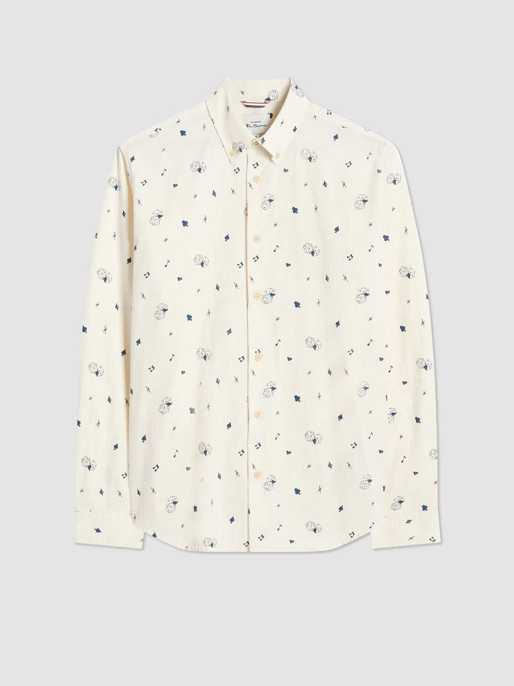 Ben Sherman Conversational Icon Shirts White | 8547103-NS