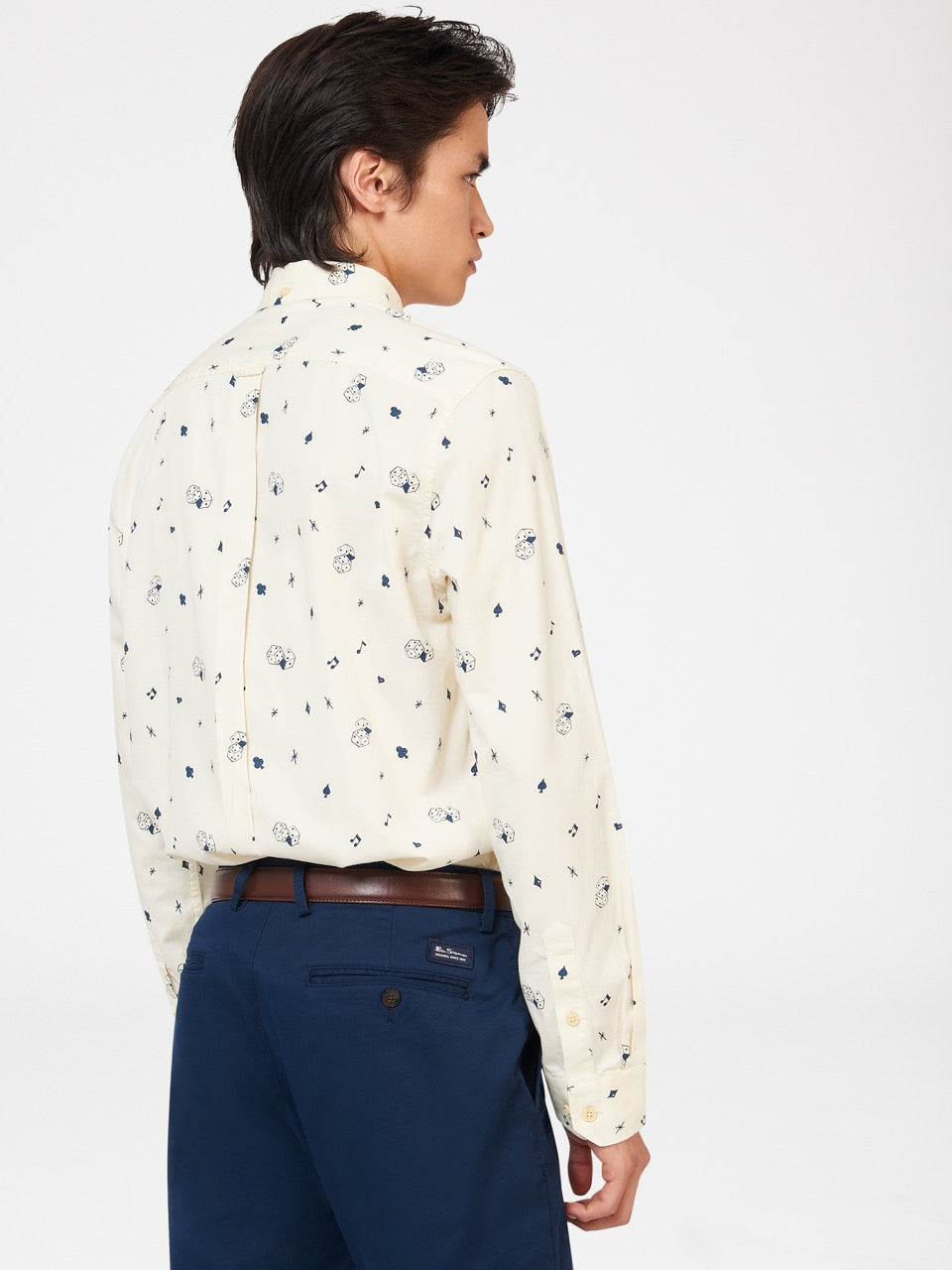 Ben Sherman Conversational Icon Shirts White | 8547103-NS