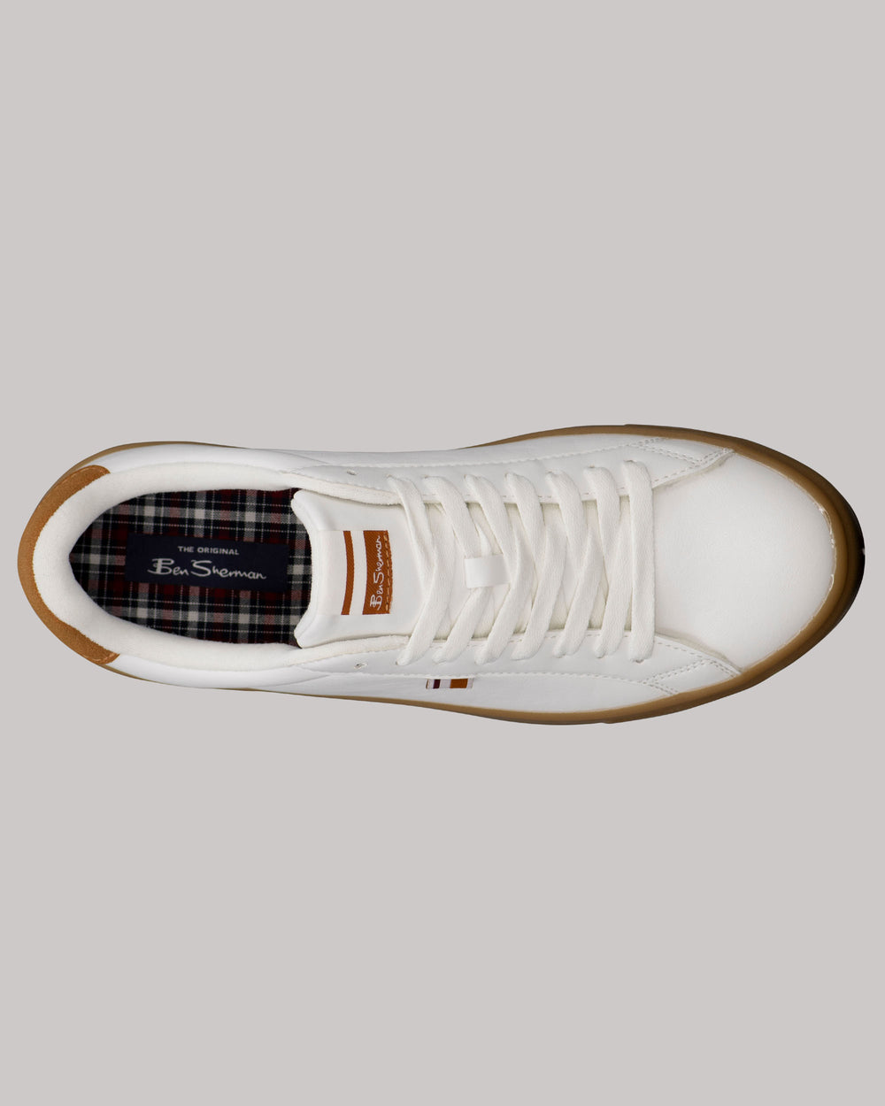 Ben Sherman Crowley Sneakers White / Brown | 4780653-UX