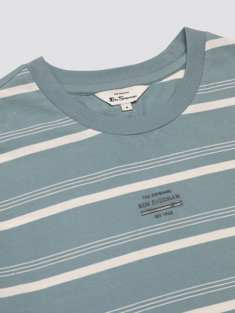 Ben Sherman Fine Stripe T-Shirt Blue | 4513967-XG