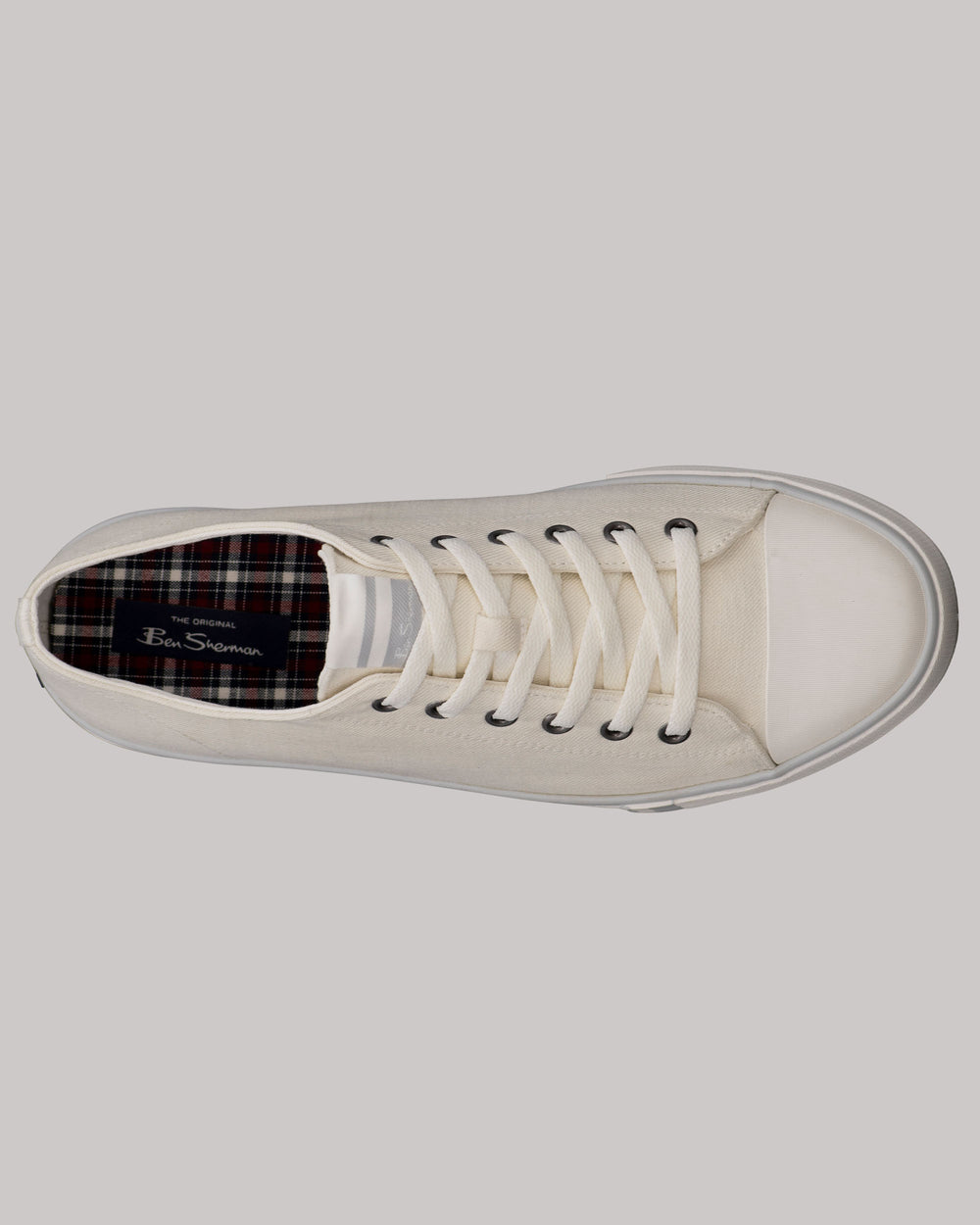 Ben Sherman Hadley Lo Sneakers White | 1032658-YT