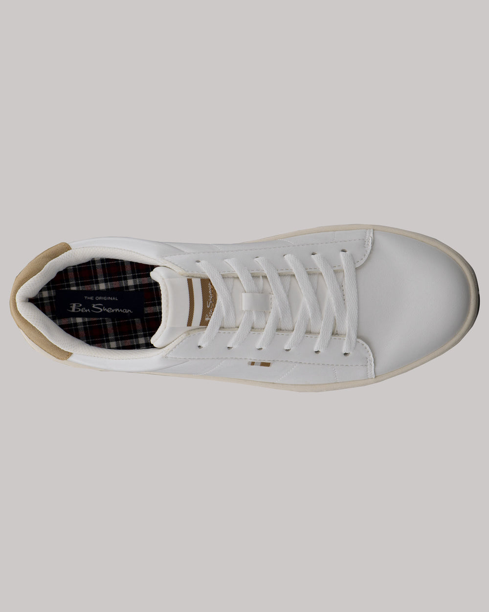 Ben Sherman Hampton Sneakers White / Brown | 7269318-FX