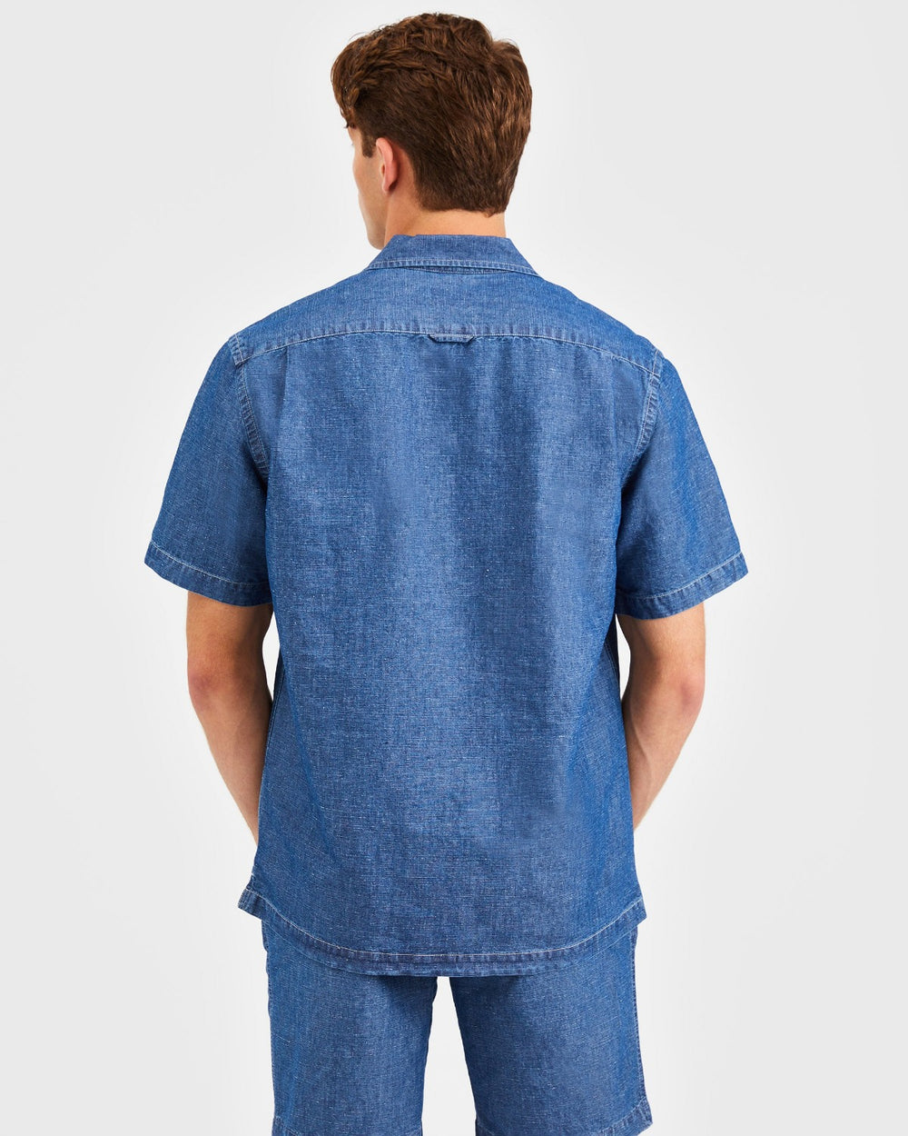 Ben Sherman Hastings Garment Dye Chambray Shirts Indigo | 1462530-ST