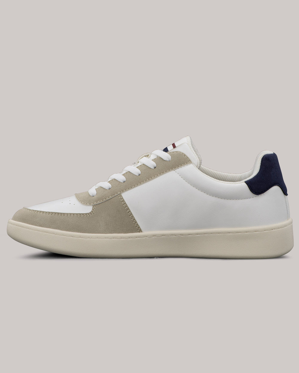 Ben Sherman Hyde Navy Stripe Sneakers White | 5832970-SD