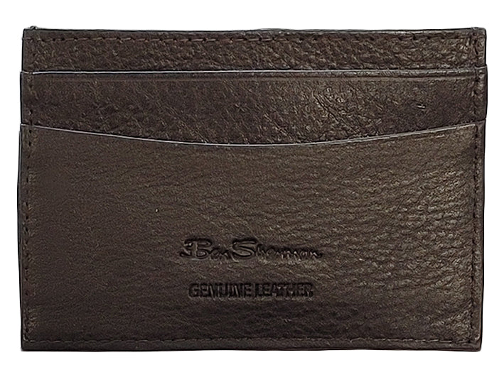 Ben Sherman Koki Leather Card Holder Wallets Brown | 2956041-DI