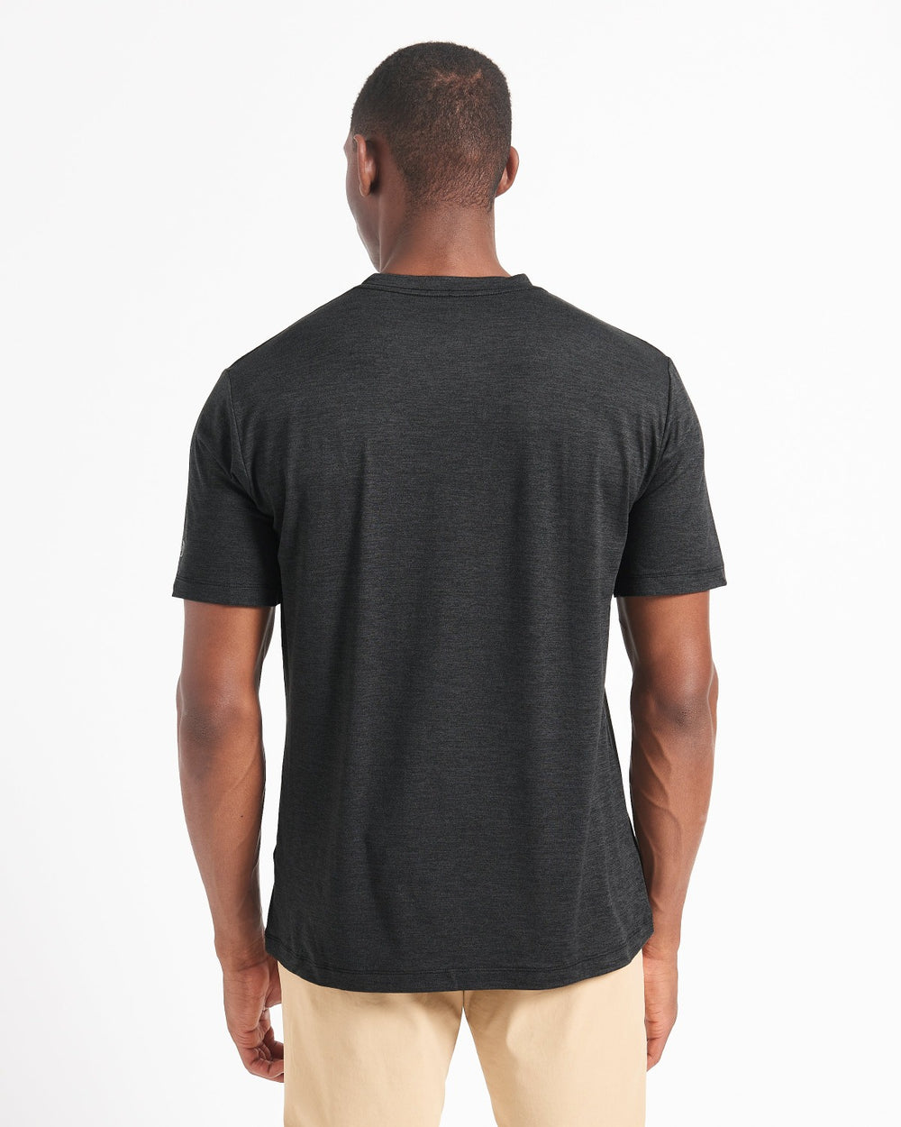 Ben Sherman Performance Stretch Marl T-Shirt Black | 4305897-XZ