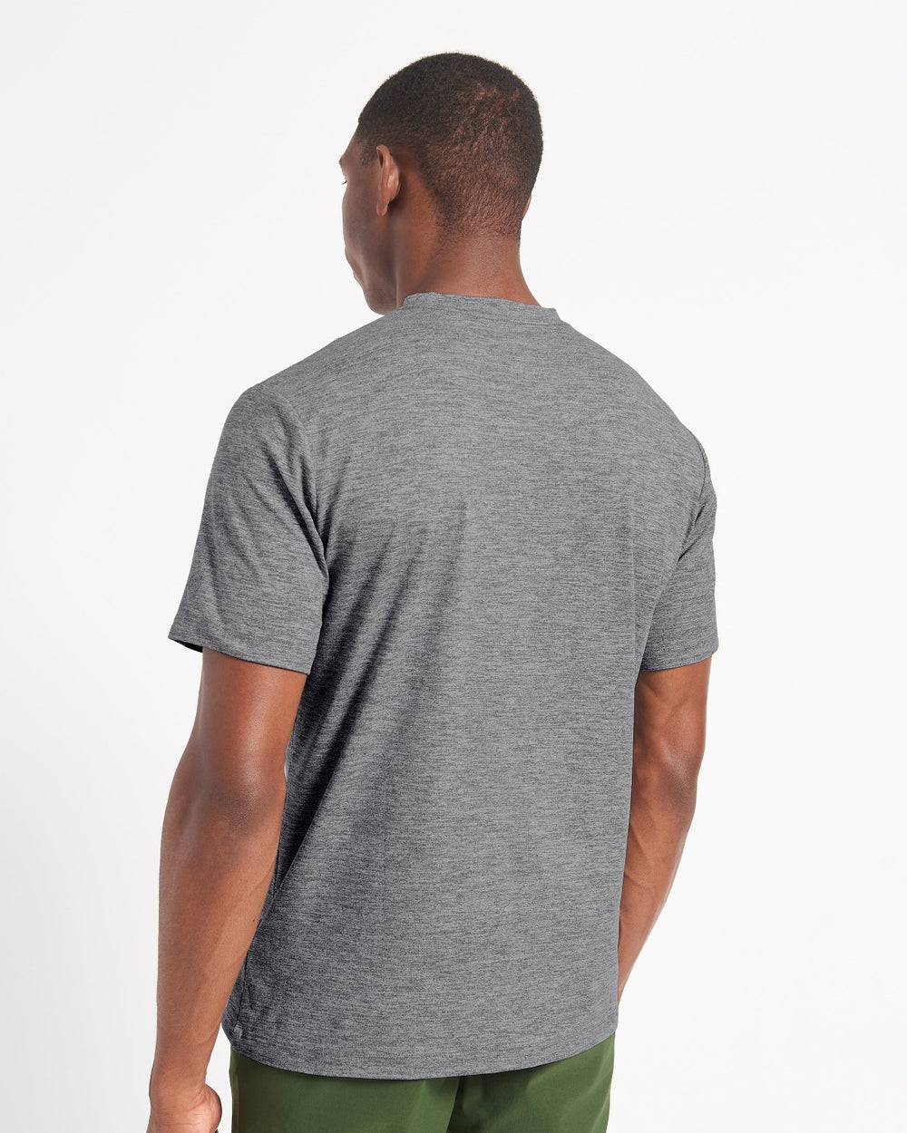 Ben Sherman Performance Stretch Marl T-Shirt Grey | 1590863-OF